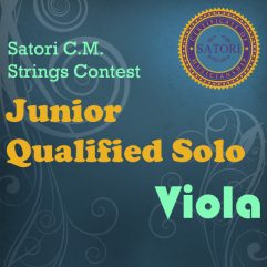 Viola Junior Qualified Solo